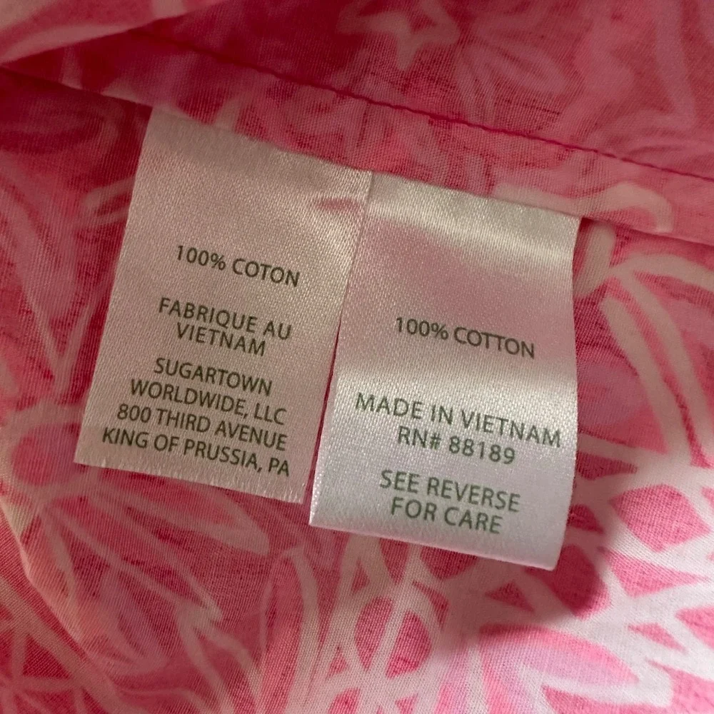 Lilly Pulitzer Winifred Top in Piñata Pink New Blooms On The Block - Size‎ Small